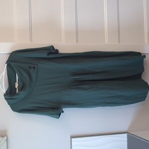 Buttercream forest green Dulce dress